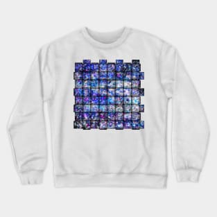 Woven Space And Stars Crewneck Sweatshirt